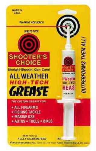 Shooter's Choice Hi-Tech Grease Liquid 10cc Lube Syringe Cg10CC